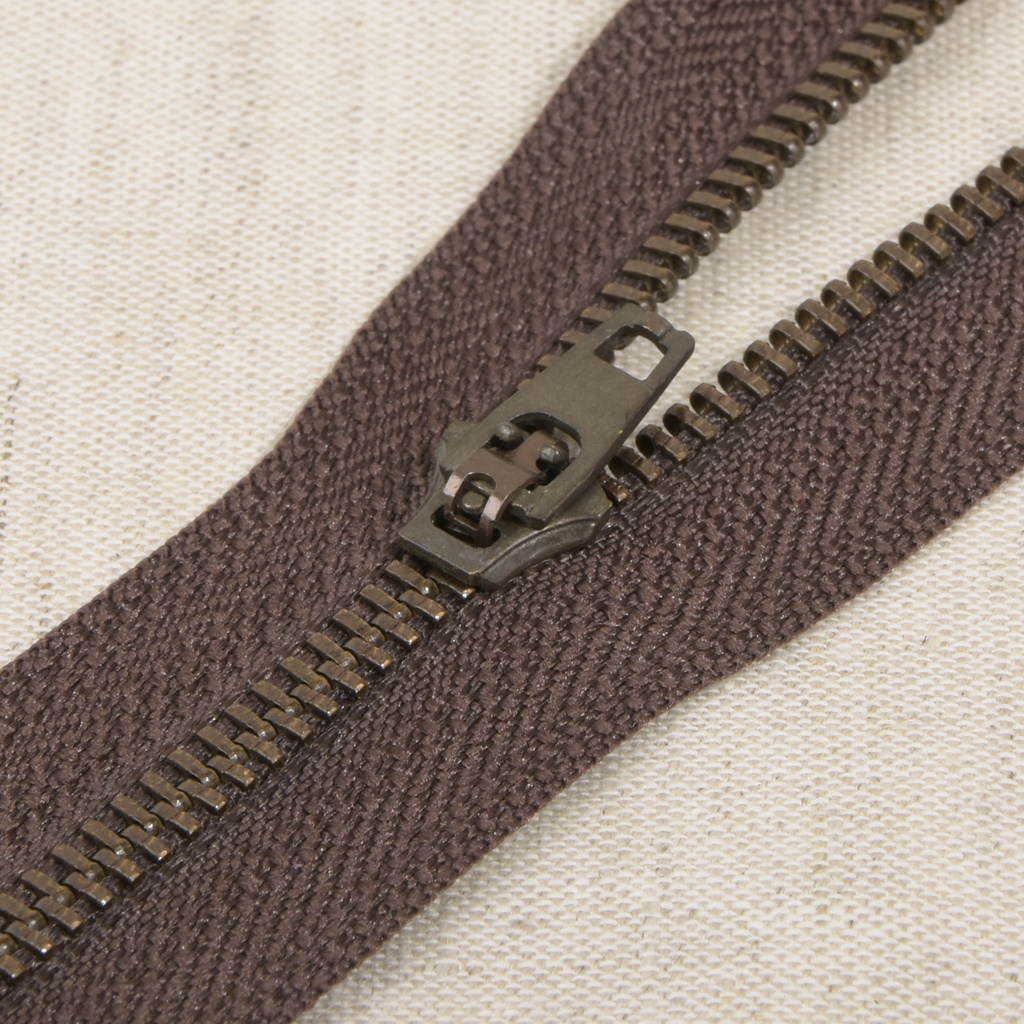 Zipper indivisible bronze G20 chestnut