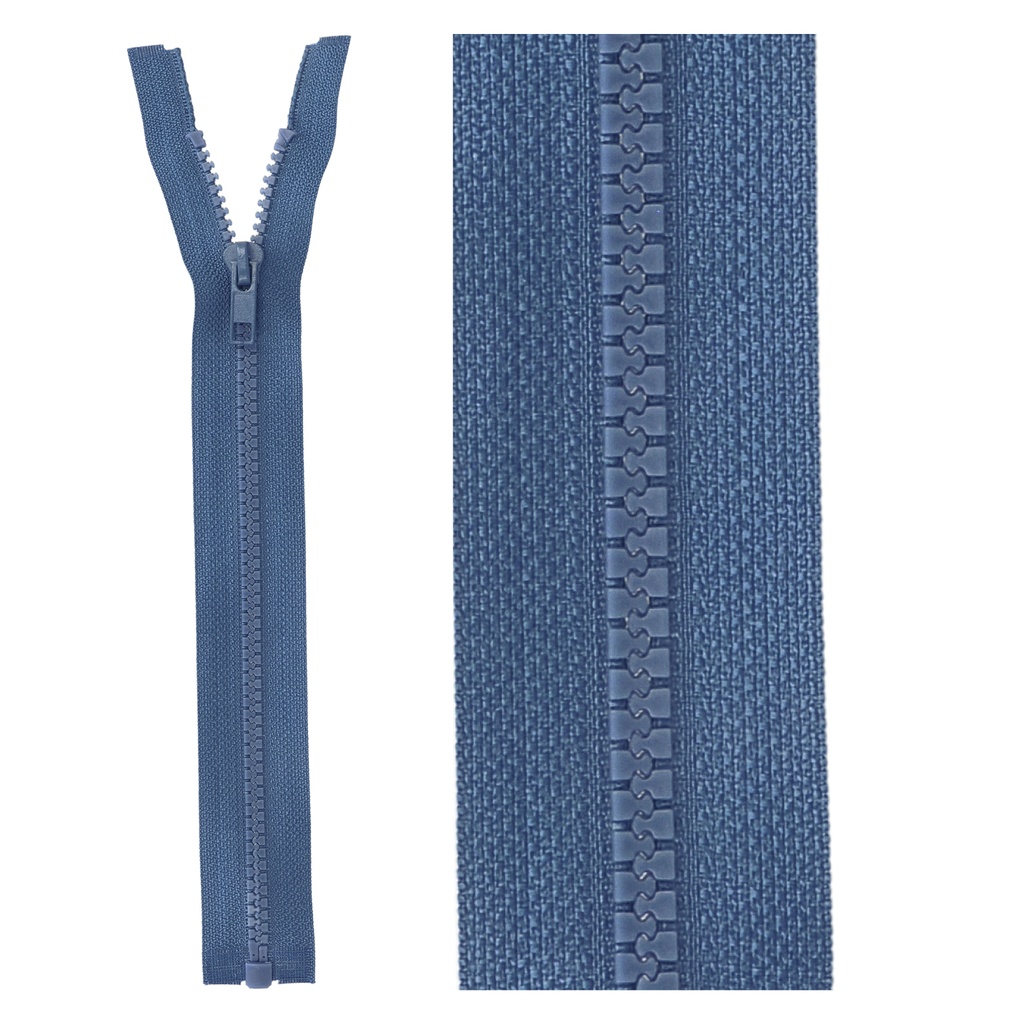 Divisible zipper G25 royal blue