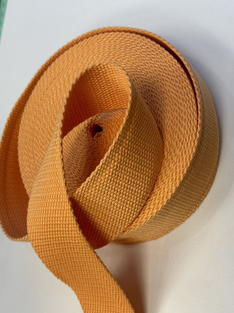 Gurtband 40mm Baumwollmix "Soft" | verschiedene Farben apricot