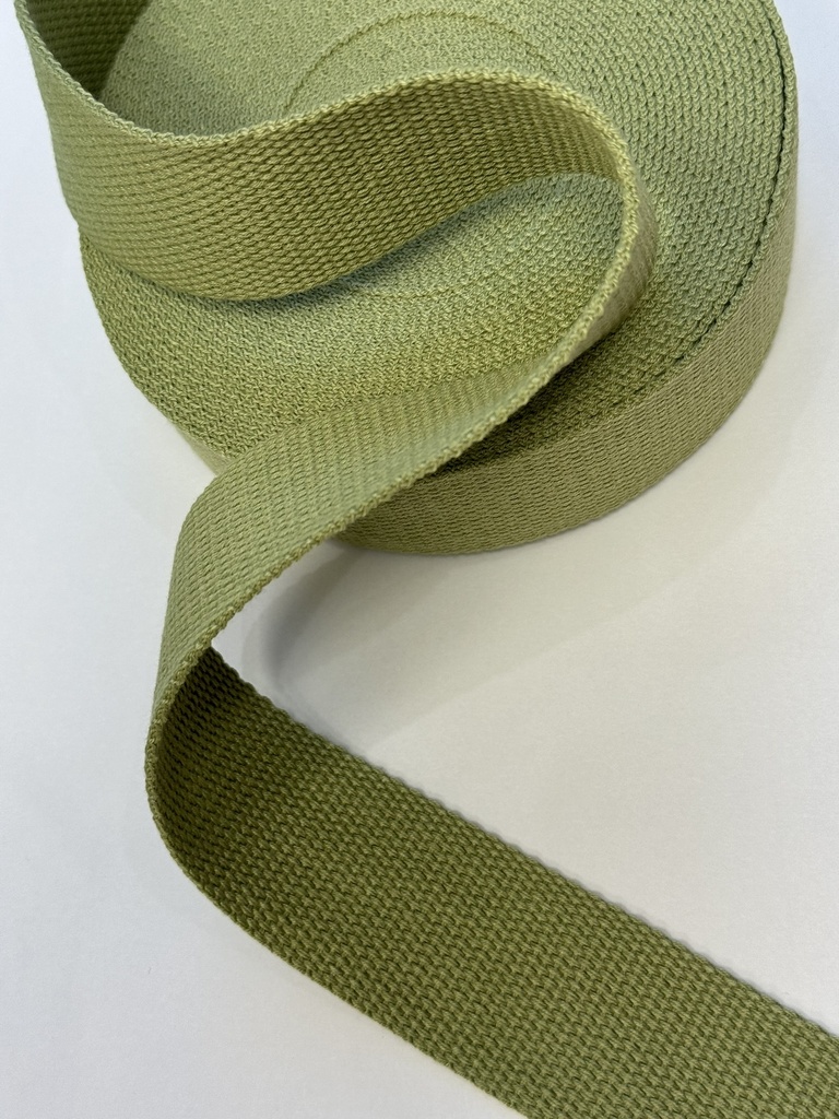 Gurtband 40mm Baumwollmix "Soft" | verschiedene Farben olive