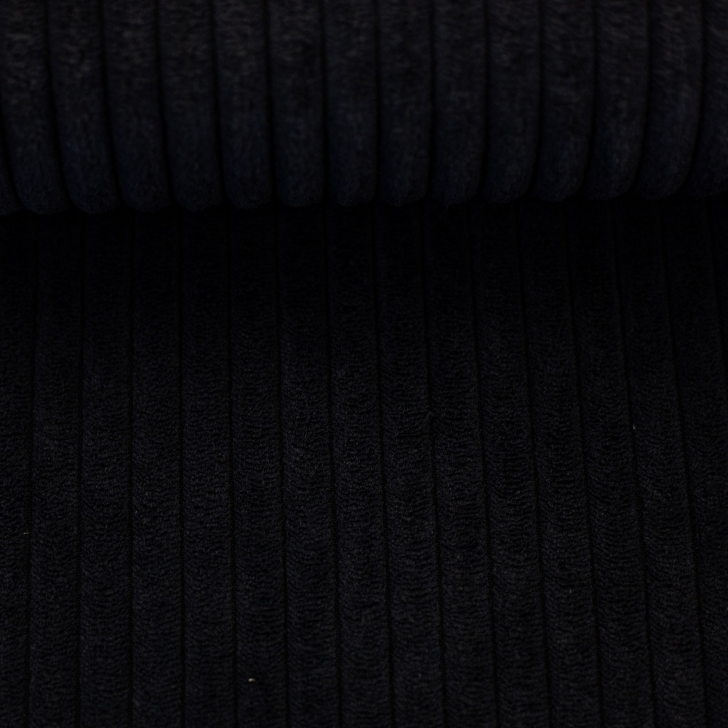 Corduroy velvet | Wanja by Swafing | Black