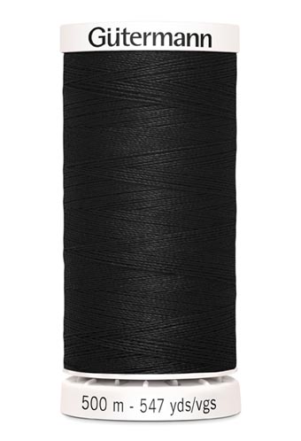 Gütermann Sew-all 500m Couleur : Noir 000