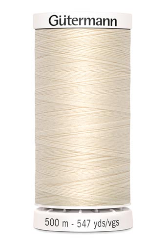 Gütermann tout à l'égout 500m couleur : beige clair 802