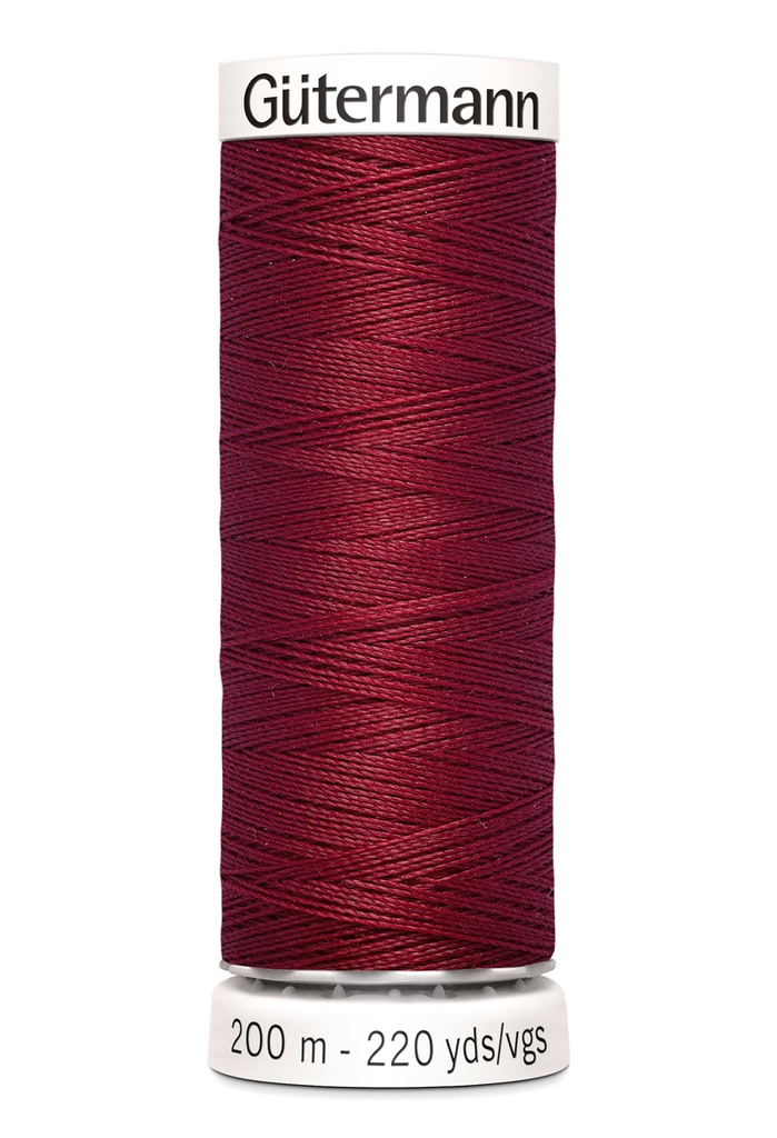 Tout à l'égout Gütermann 200m | Couleur bordeaux 226