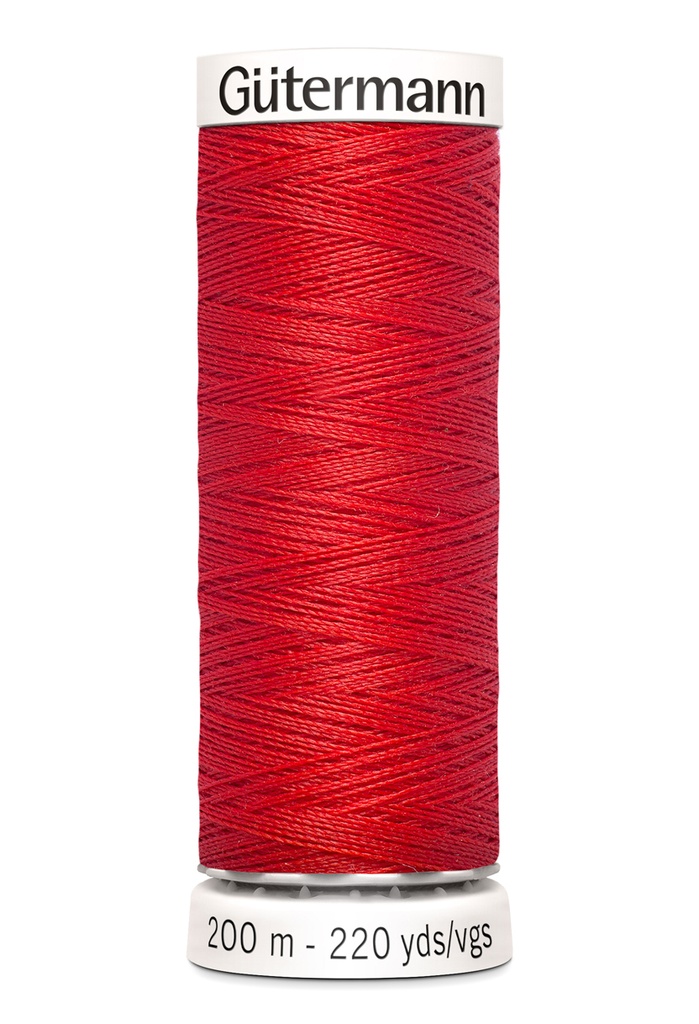 Tout à l'égout Gütermann 200m | Couleur rouge 364