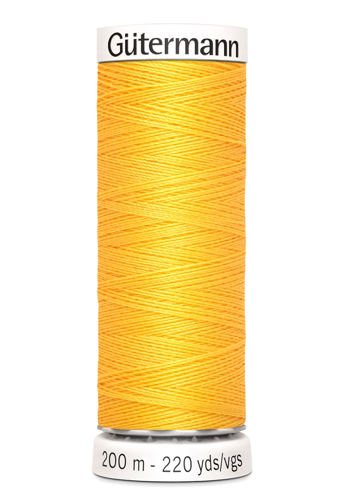 Tout à l'égout Gütermann 200m | Couleur jaune soleil 417