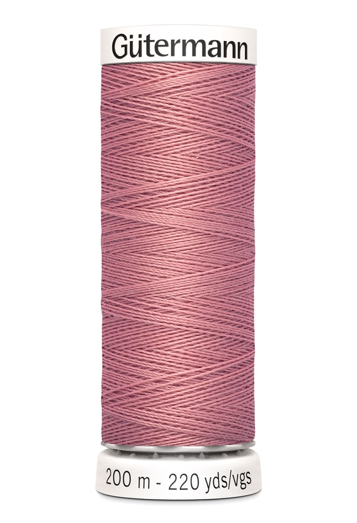 Tout à l'égout Gütermann 200m | Couleur vieux rose 473