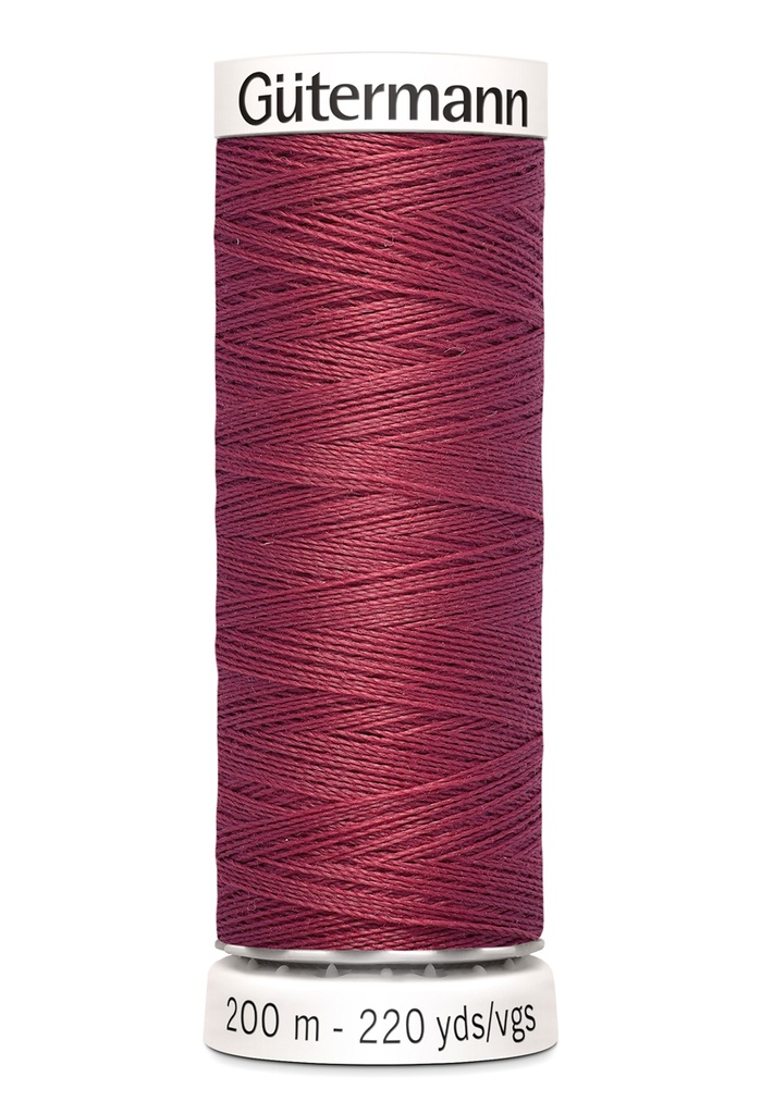 Tout à l'égout Gütermann 200m | Couleur bordeaux 730