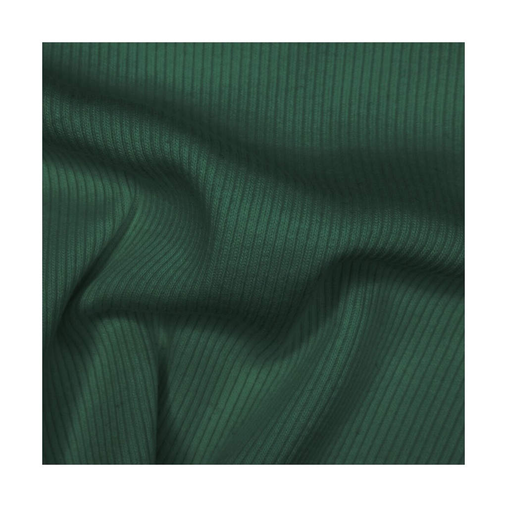 Rib jersey | forest green