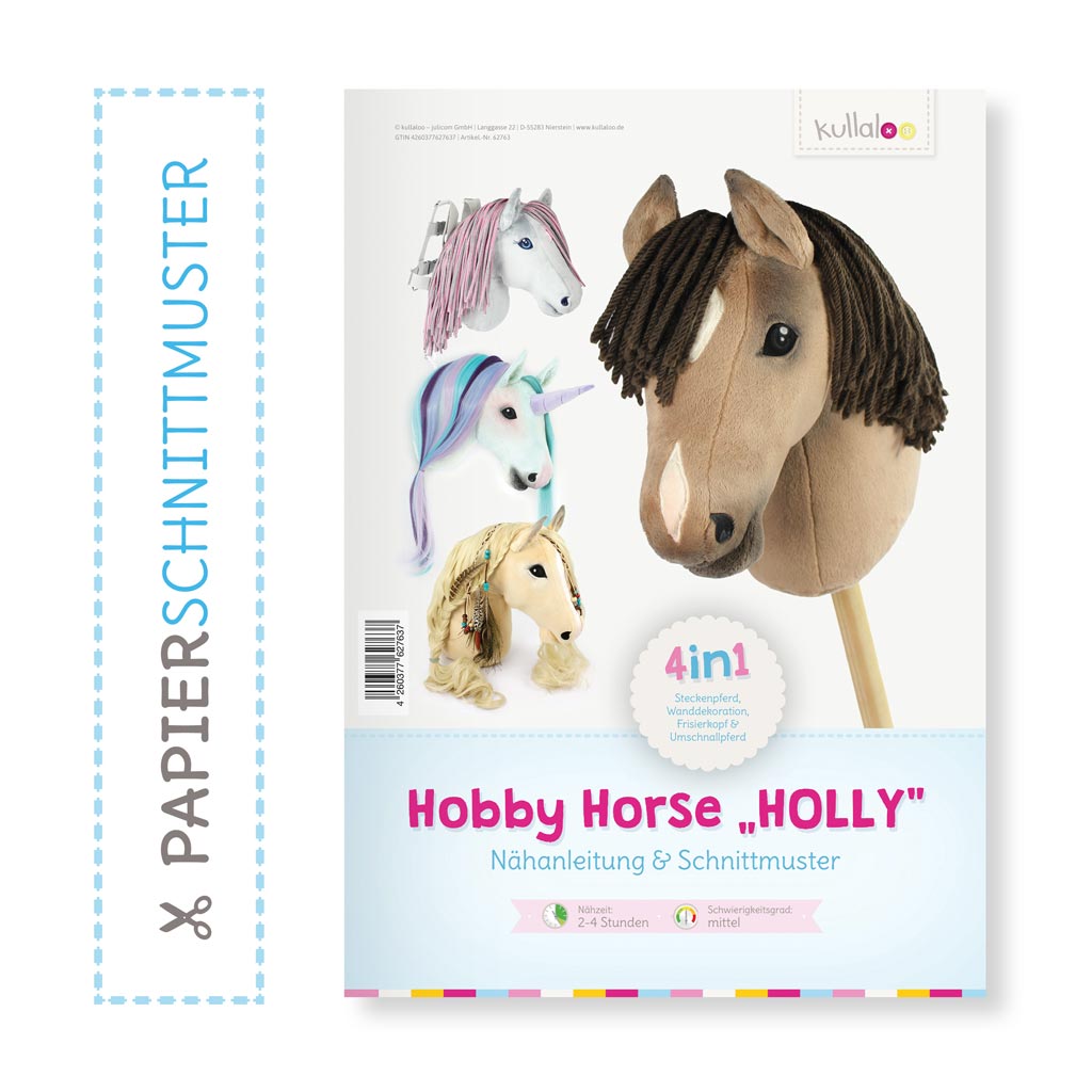 Cousez votre propre patron en papier « HOLLY » pour Hobby Horse