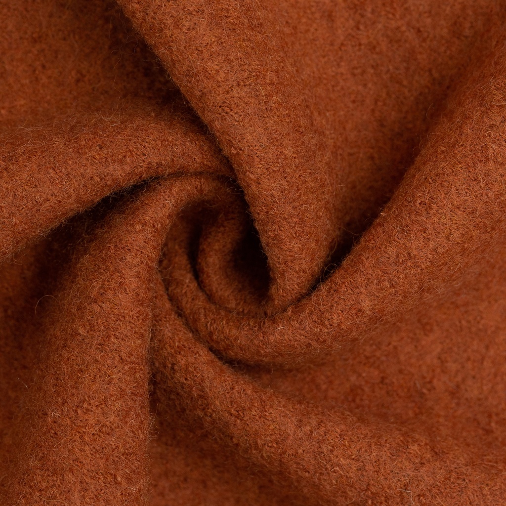 Wool walk, boiled wool | Naomi by Swafing | terracotta melange