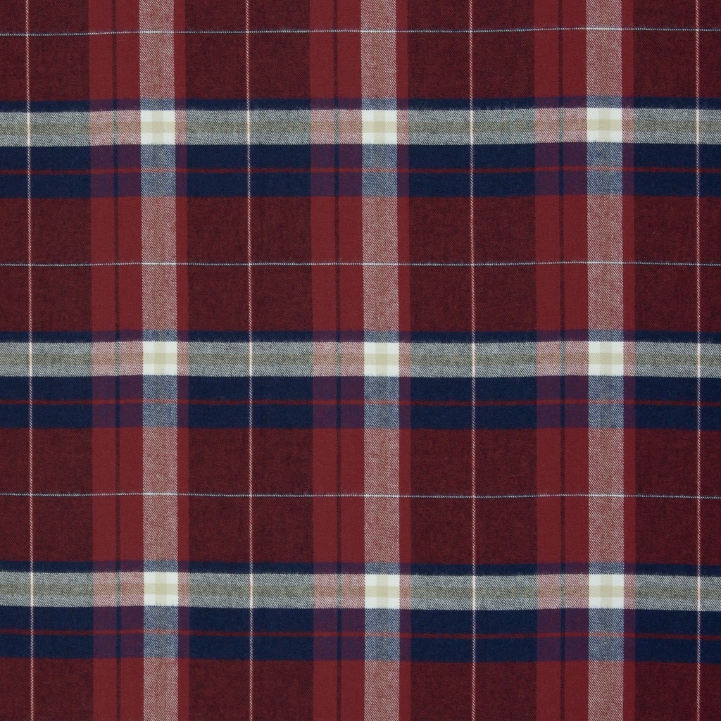 Flannel | Yukon by Swafing | Check red/blue