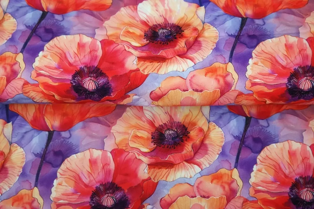 Jersey | "Into the Poppy fields" by Stenzo | Mohnblumen