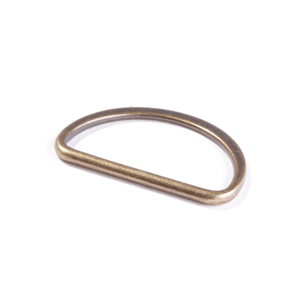 D-ring 40mm brass