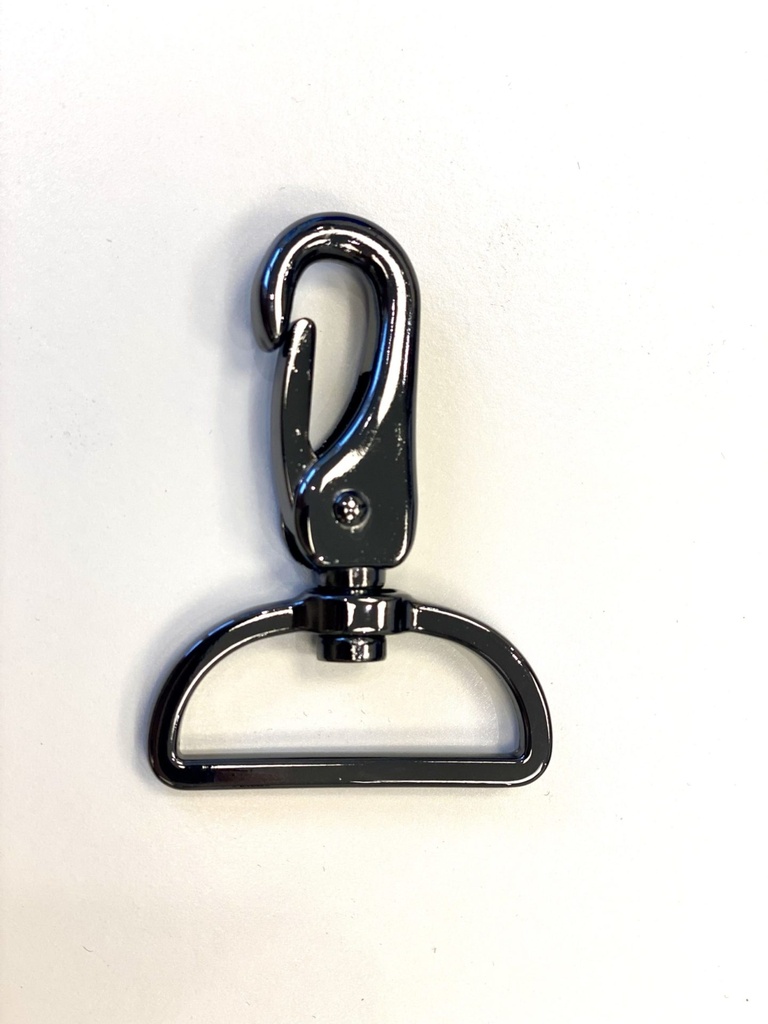 Carabiner gunmetal 4cm