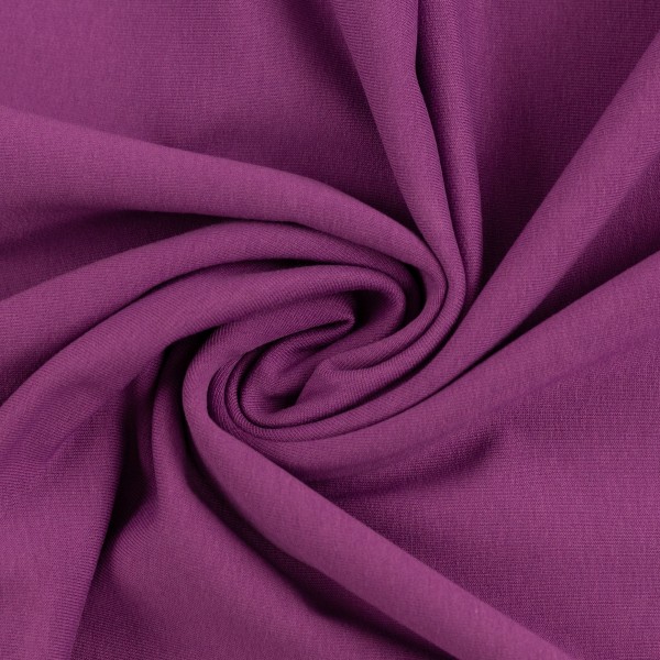 Maike, French Terry, plain purple