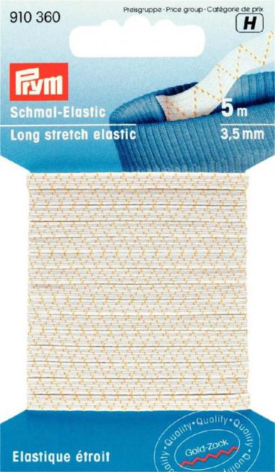 Prym | Prym Schmal-Elastic 3,5 mm weiß