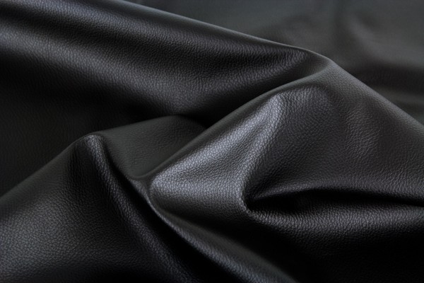 Rex, black faux leather