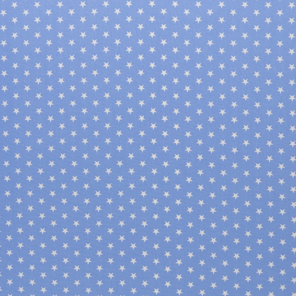 Cotton woven fabric with stars | Carrie by Swafing | light blue