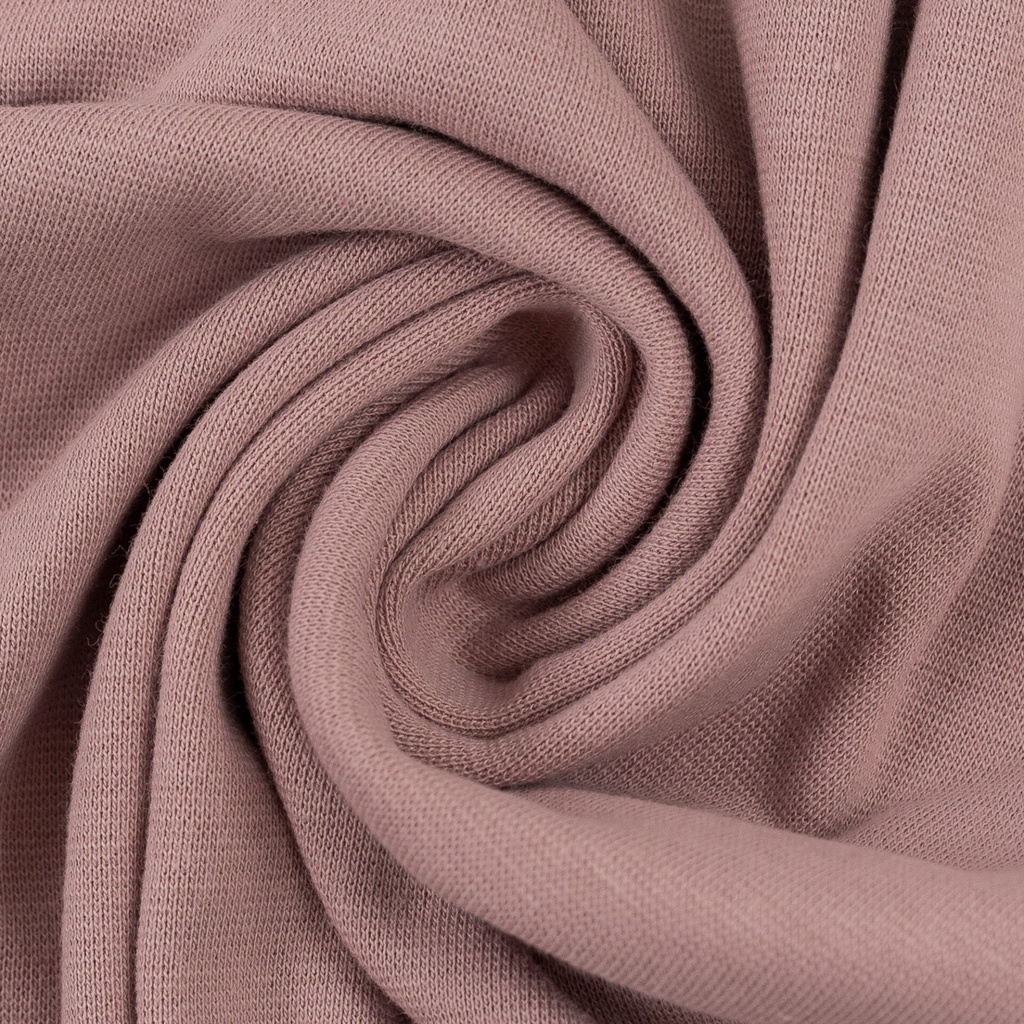 Sweat, brushed | Eike by Swafing | plain, old pink