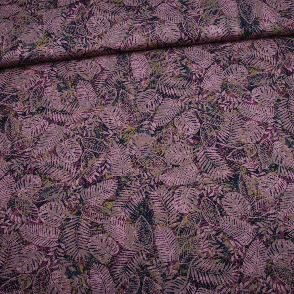 Viscose jersey, Editex, Jungle, old pink