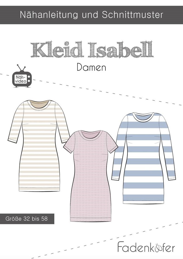 Sewing pattern | Isabelle by Fadenkäfer | Dress for women