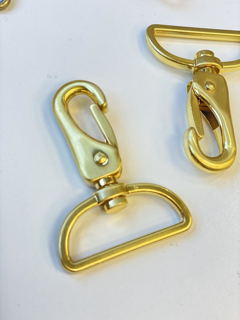 Carabiner - gold - 4cm