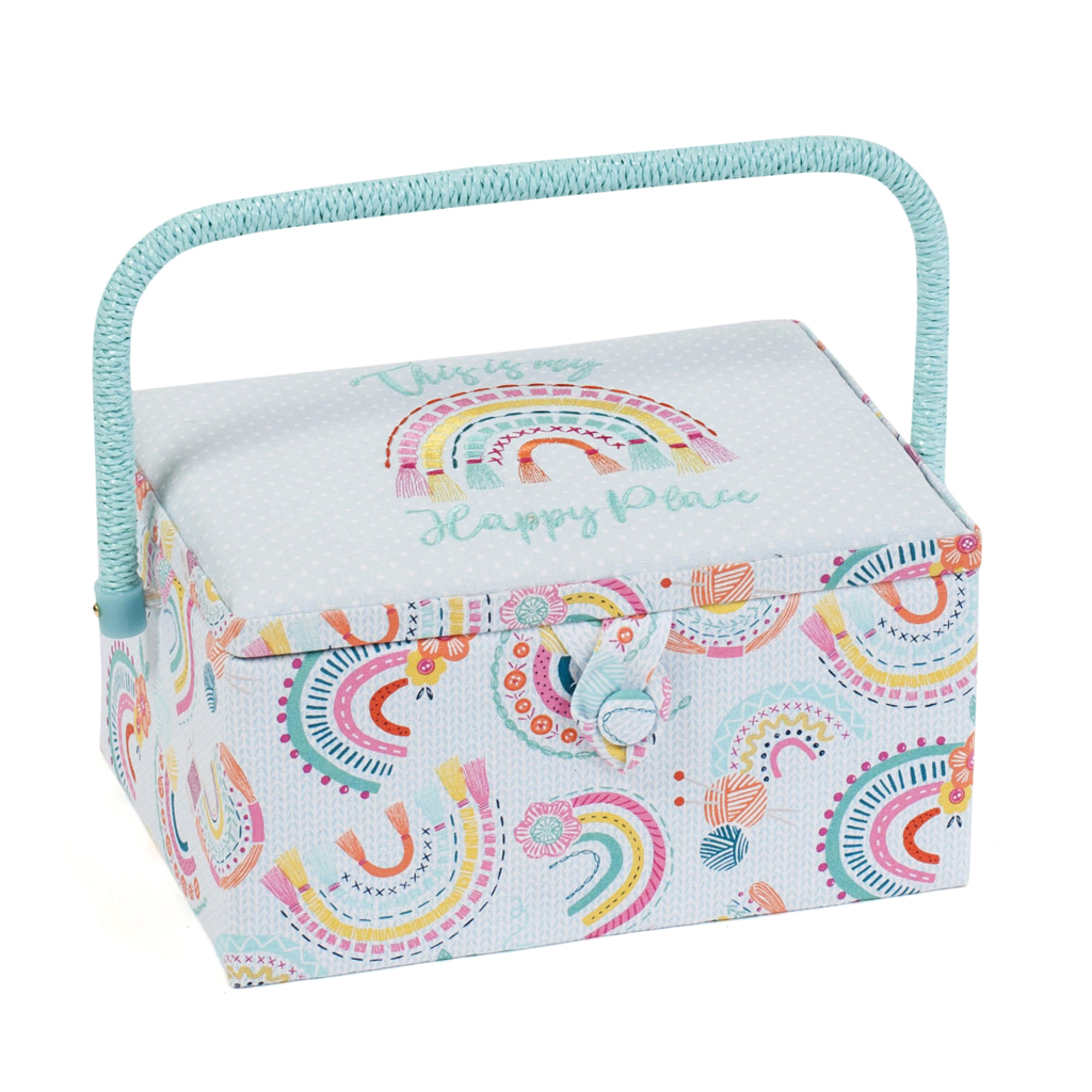 Sewing box, rainbow Sewing box, rainbow