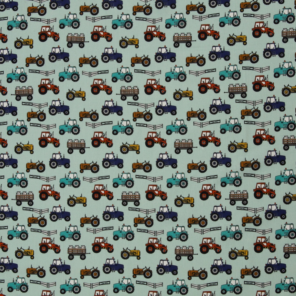 Cotton | Tim by Swafing | Tractors, green