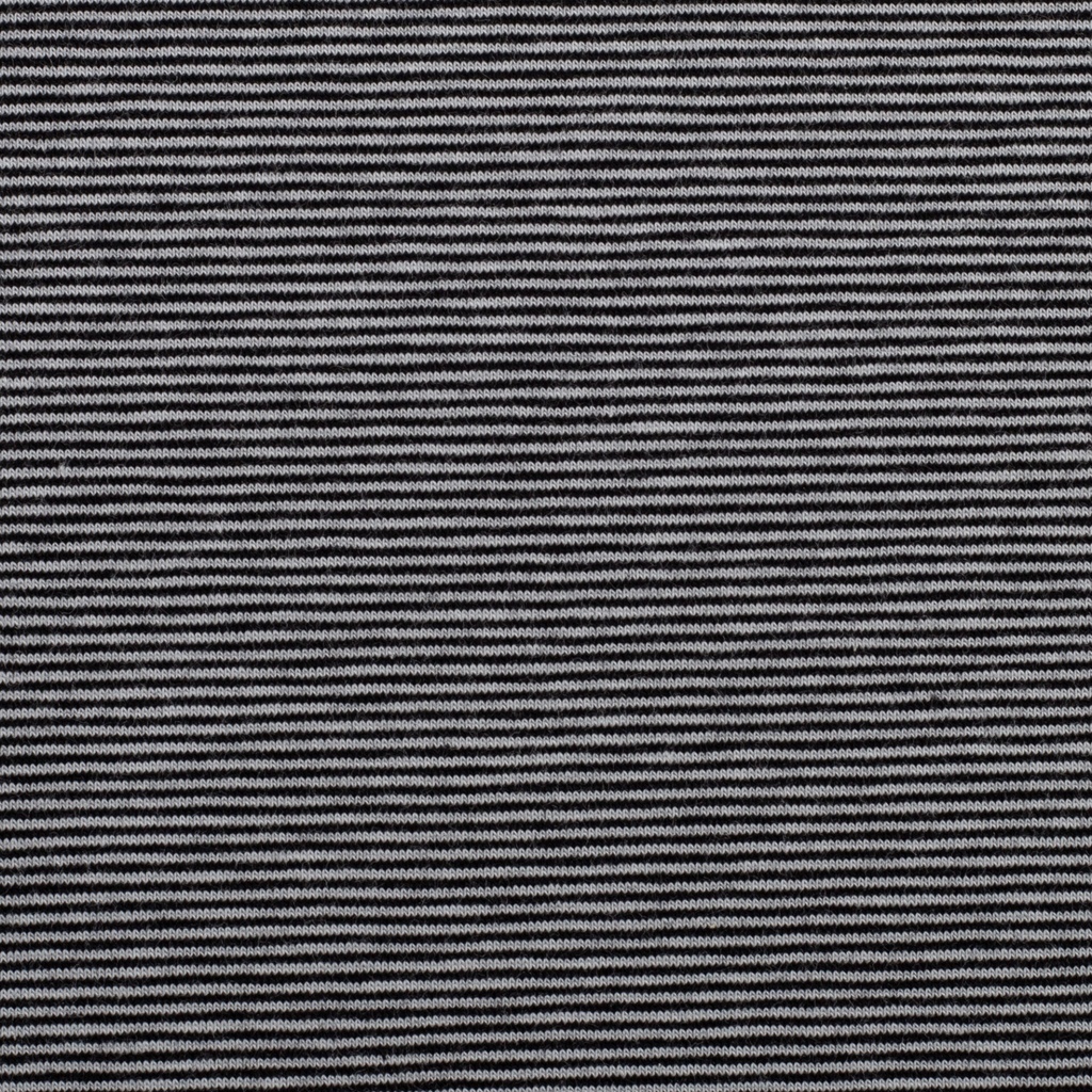 Jersey | Bella by Swafing | Stripes, 1mm, black/white