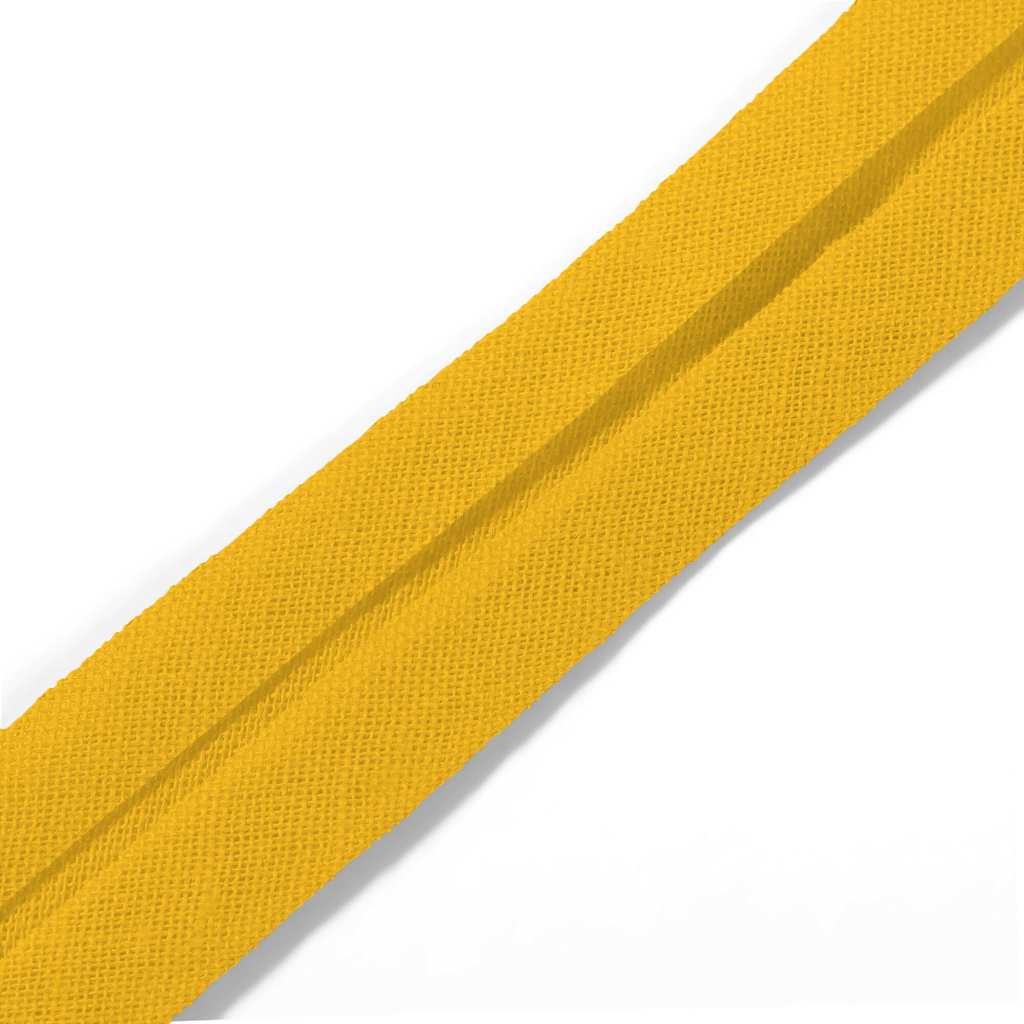 Bias tape folded 60/30 yellow