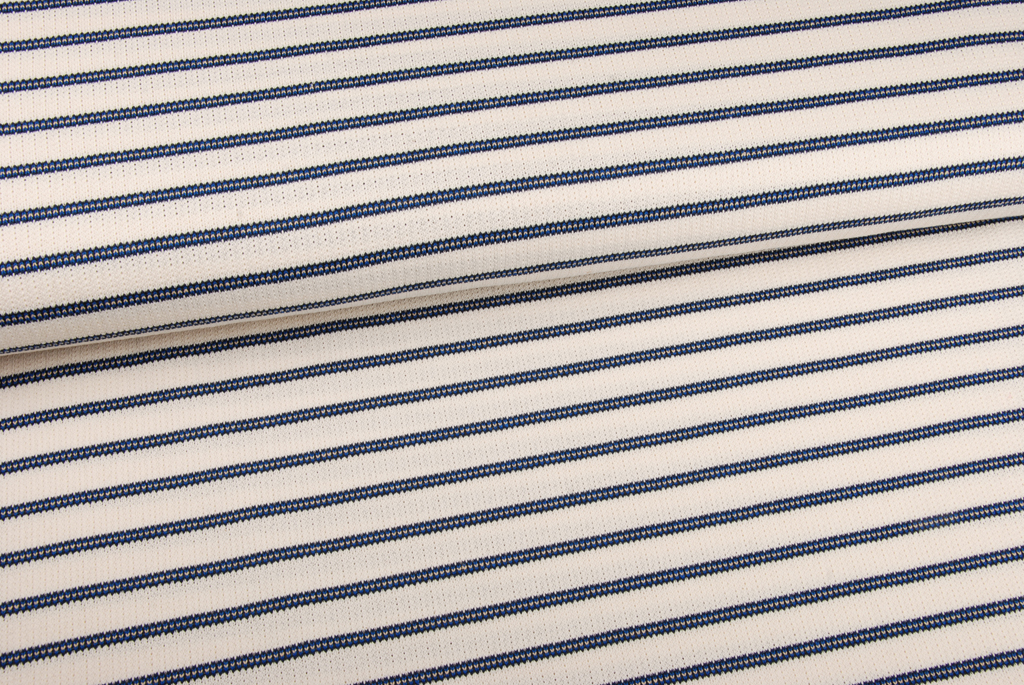 Editex Signature, jersey knit, striped blue