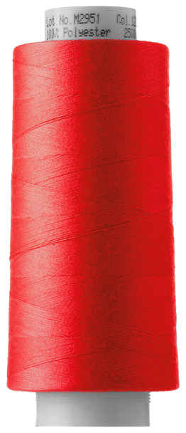 Overlockgarn | AMANN Trojalock No. 120, 2500 m | verschiedene Farben - 0504 rot