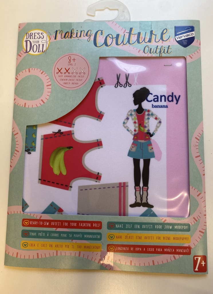 Outfit | Dress Your Doll | Children's sewing set<span> - </span>Candy bananas