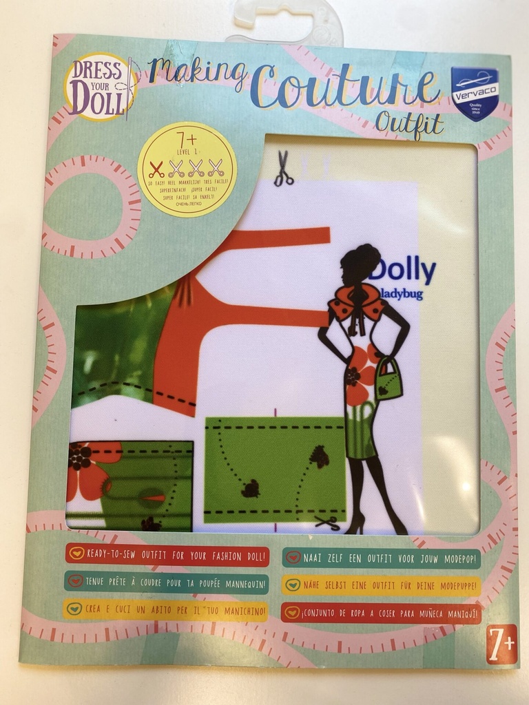 Outfit | Dress Your Doll | Children's sewing set <span> - </span>Dolly ladybug