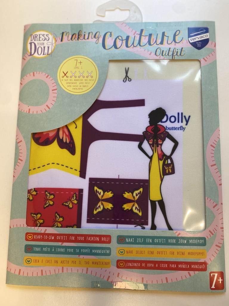 Outfit | Dress Your Doll | Children's sewing set<span> - </span>Dolly Butterfly