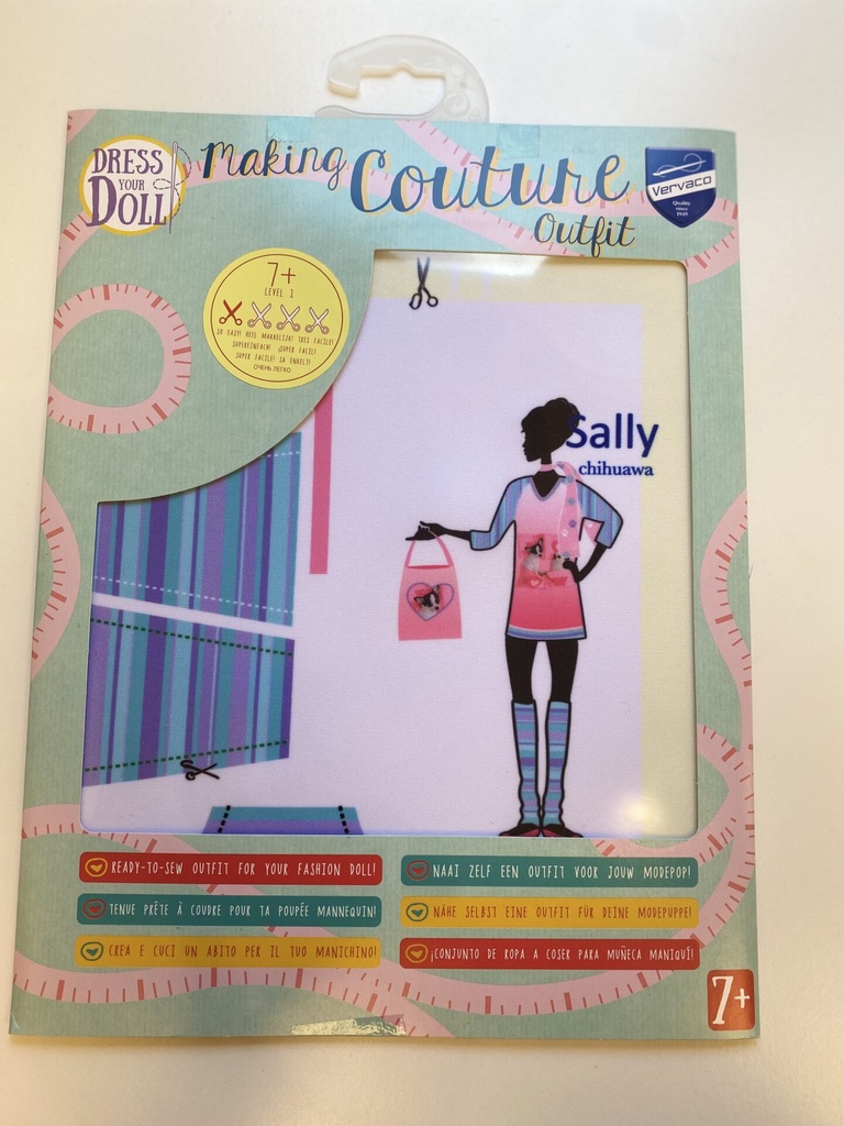 Outfit | Dress Your Doll | Children's sewing set<span> - </span>Saly Chihuawa