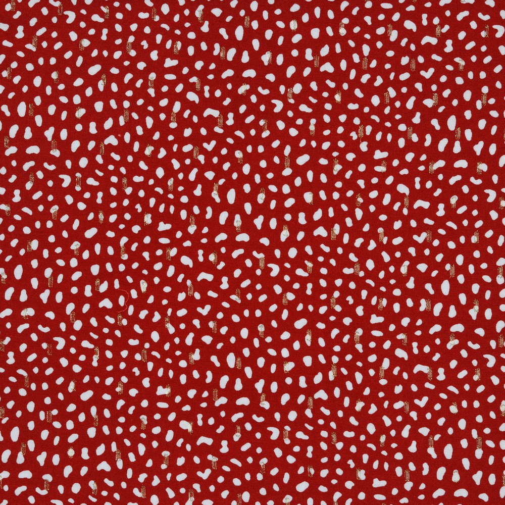 Viscose | Dots | Bordeaux