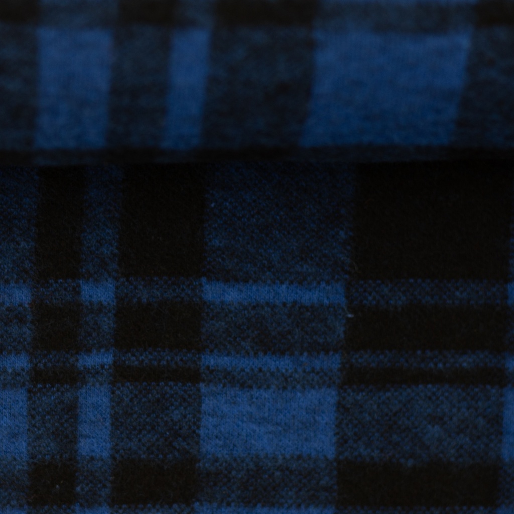 Flanell | George by Swafing | blau/schwarz