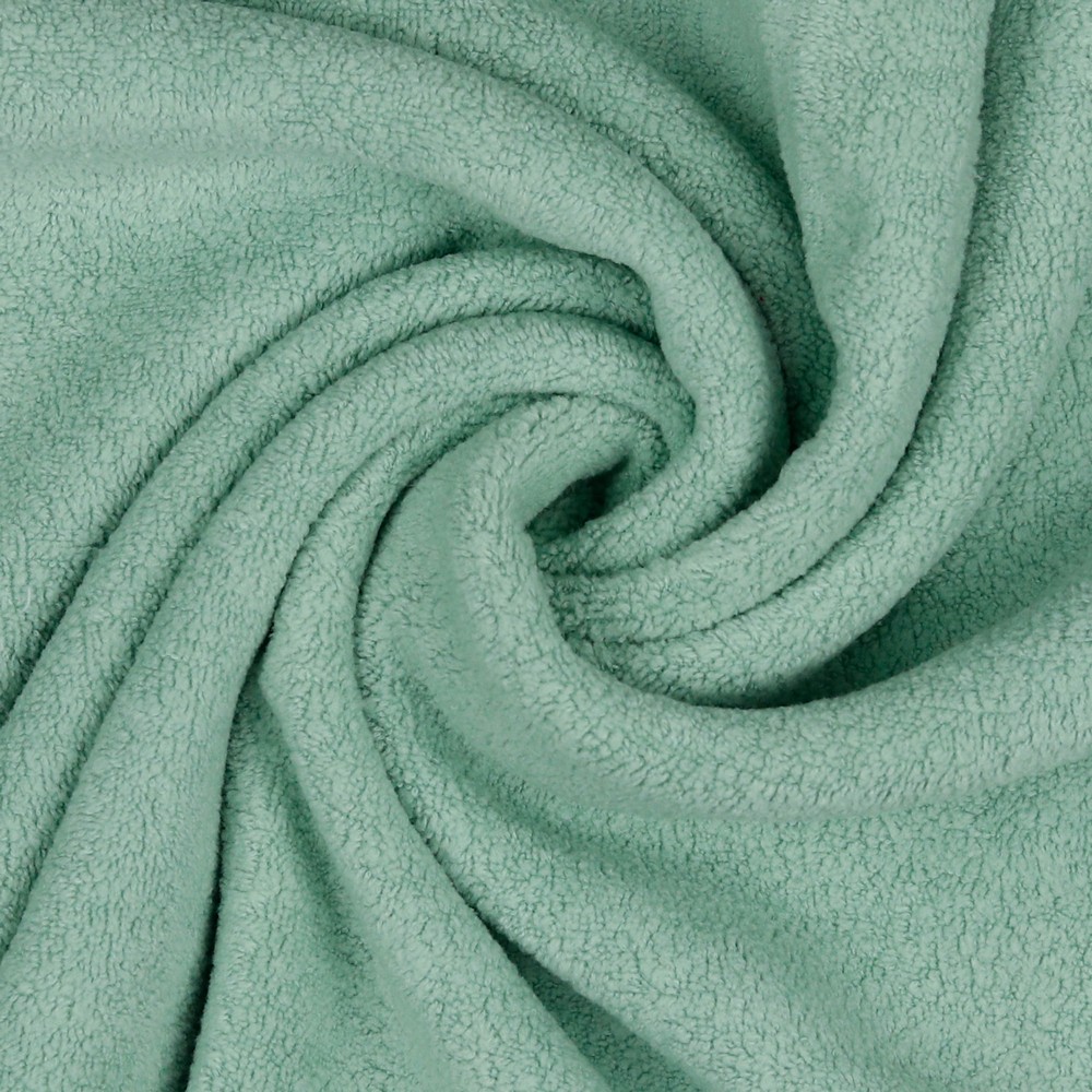 Sherpa | Baumwollfleece | verschiedene Farben | mint