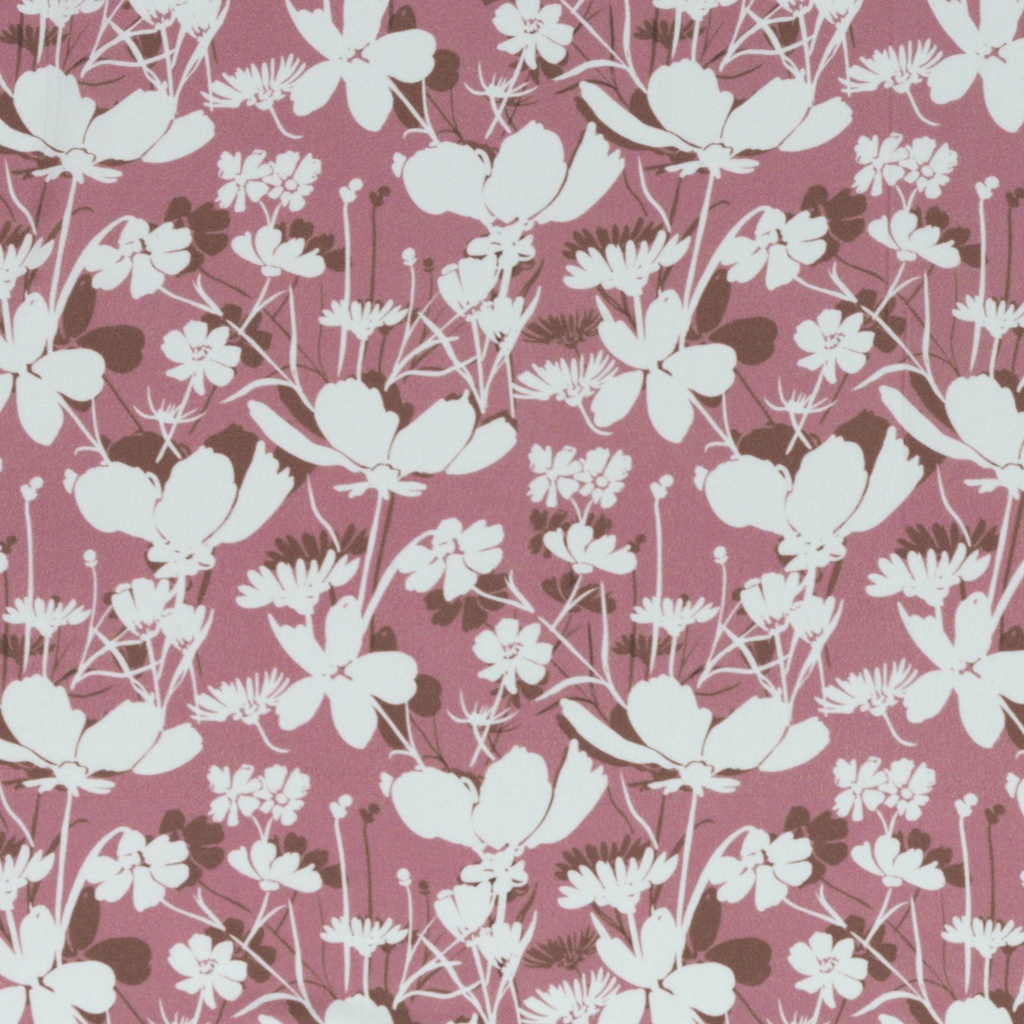 Viscose | fleurs sauvages de Christiane Zielinski | rose