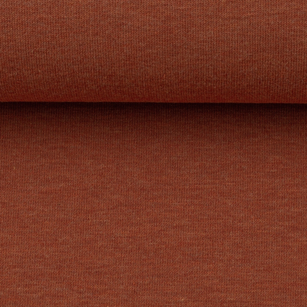 Sweat | Eike Melange by Swafing | terracotta