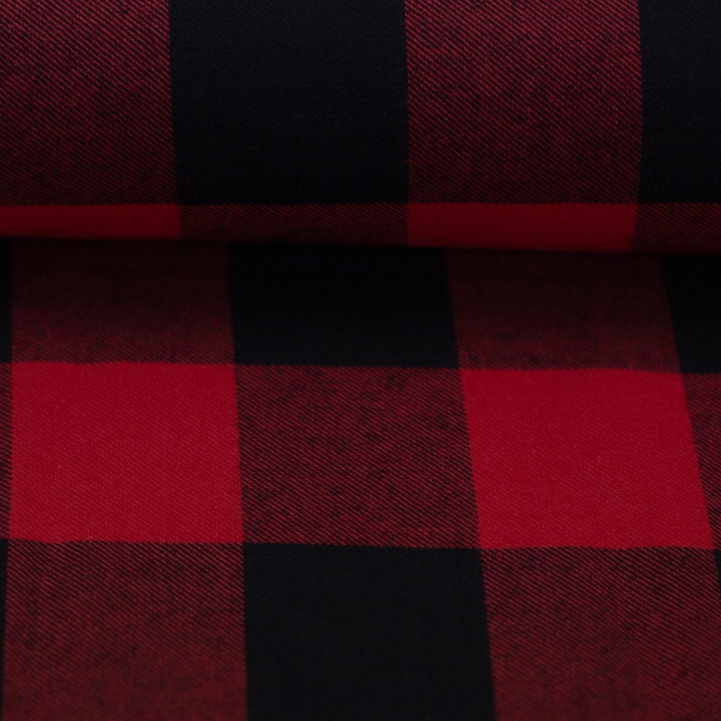 Flannel | Maverick by Swafing | Check red