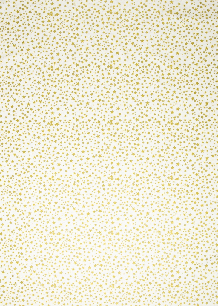 Cotton woven fabric, Christmas | Neuss by Swafing | cream white with gold stars