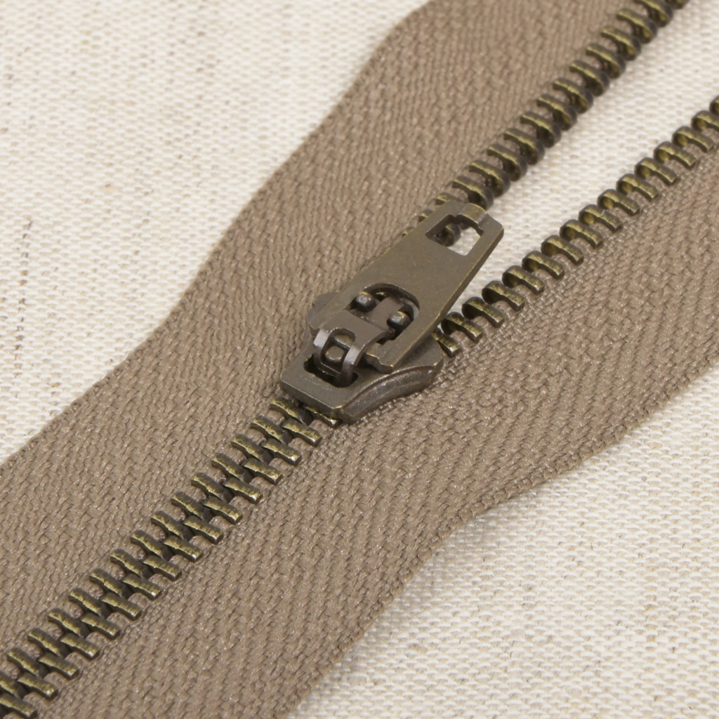 Zipper indivisible bronze G15 Bronze Alezan