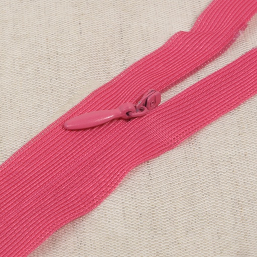 [RVSTEINT22F516] Fermeture éclair recouverte de coutures G22 Fuchsia