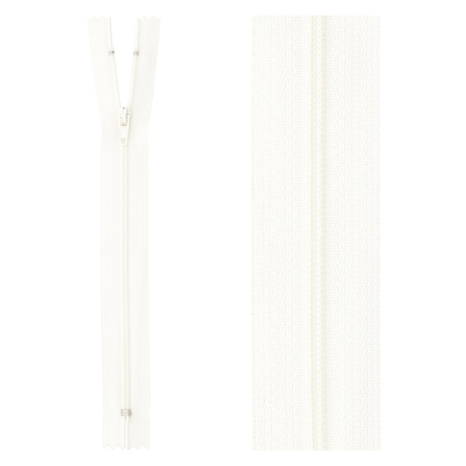 [RVSTET15F841] Zipper indivisible G15 ivory