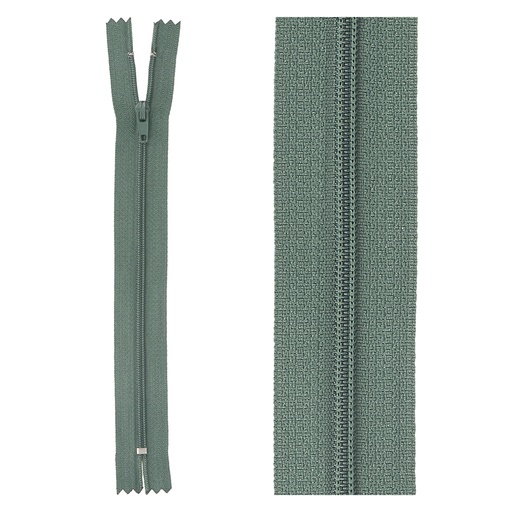 [RVSTET60F530] Zipper indivisible G60 fir green