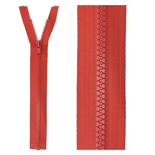 [RVSTETRT25F519] Divisible zipper G25 red