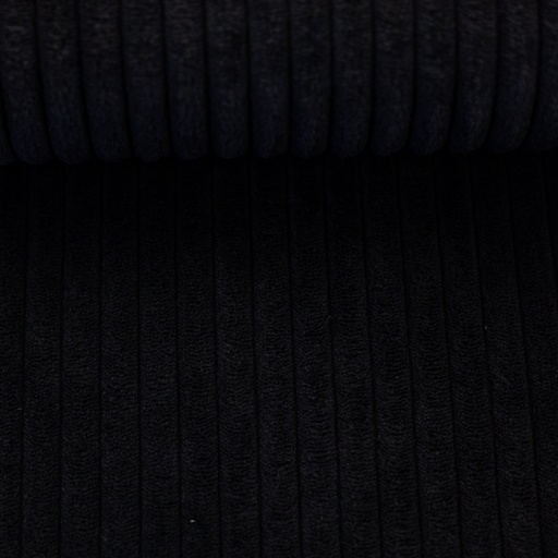 [08214-000299] Corduroy velvet | Wanja by Swafing | Black